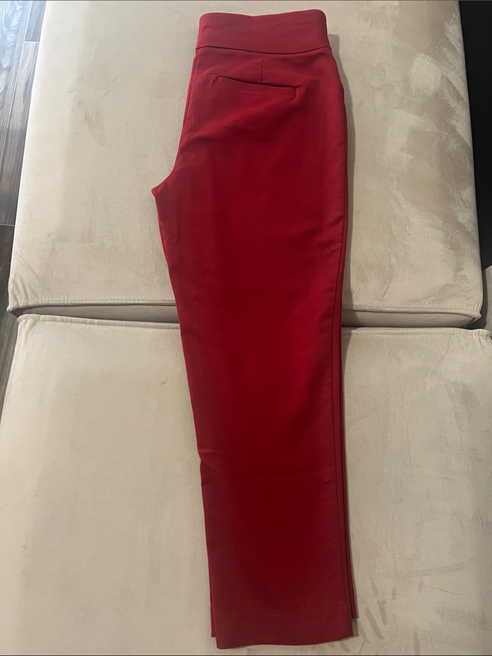croft & barrow Red Pull-On Stretch Women’s Pants - Picture 3 of 4